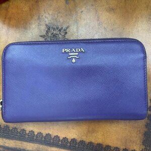 Prada Saffiano Large Leather Wallet - Mint Condition
